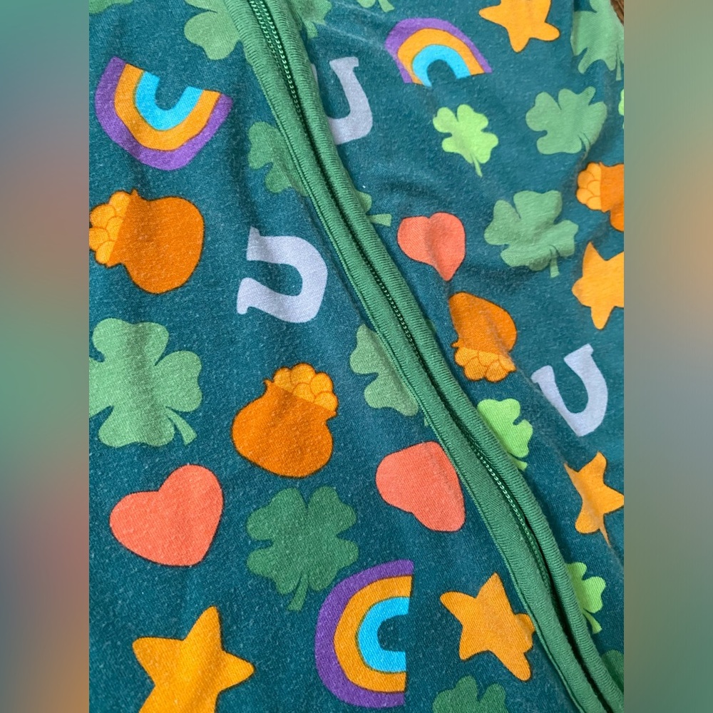 Little Sleepies PJs 3T unisex gender neutral toddler St. Patrick's One-Piece - Picture 8 of 13